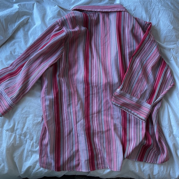 Red and White Button up shirt - Picture 5 of 8